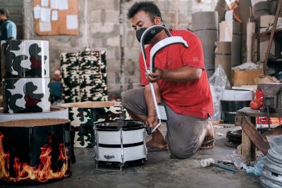 PASANG HARNESS KE PERKUSI