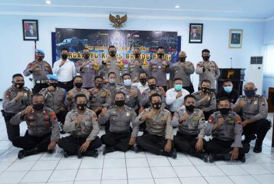 Peringati HUT Ke 75 BRIMOB, Kapolres Minta Semangat Tetap Menyala