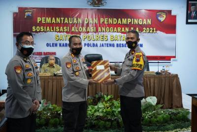 Wujudkan Transparansi, Polres Batang Sosialisasikan DIPA Tahun 2021
