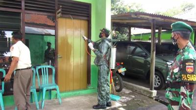 Kodim Batang Makin Rutin Cegah Penyebaran Covid-19