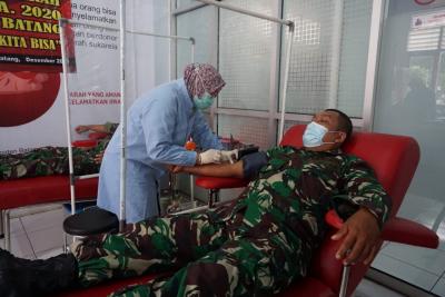 Hari Juang TNI - AD, Kodim 0736/Batang Gelar Donor Darah