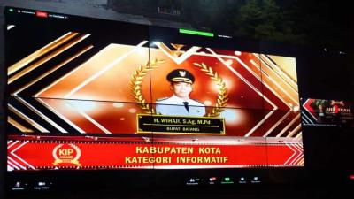 Kabupaten Batang Raih Predikat Informatif Pada KIP Award 2020