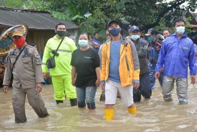 Bupati Batang Tinjau Lokasi Banjir 7 Desa di Kecamatan Batang