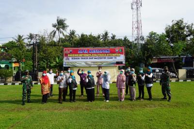 Kurangi Covid-19, TNI-Polri Bersama Nakes, Intensifkan Tracing