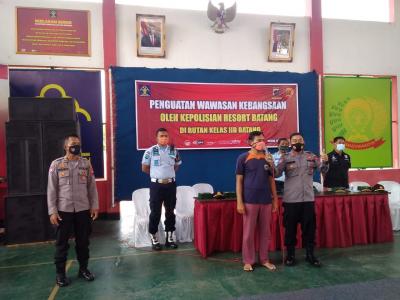 Kuatkan Wawasan Kebangsaan WBP, Rutan Undang Polres Batang