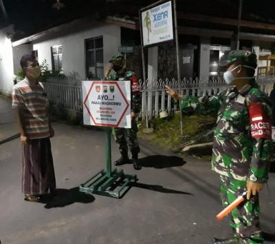 Koramil 10/Batang Intensif Patroli PPKM