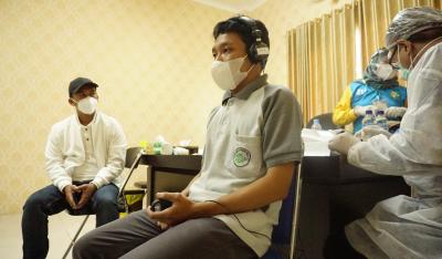 RSUD Batang Gelar Baksos Pemeriksaan Audio Metri Bagi Pekerja Pabrik