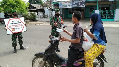 Koramil 10/Batang Rutin Operasi Yustisi