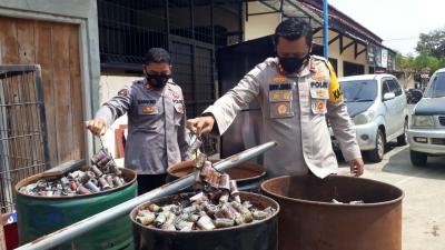 Musnahkan 9.155 Petasan, Polres Batang Temukan Transaksi Online