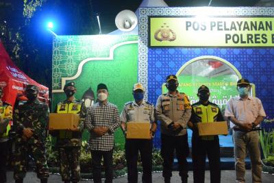 Bupati Batang Beserta Forkopimda Patroli Bubarkan Takbir Keliling