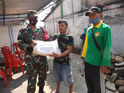 Wujud Kepedulian, Dandim Batang Santuni Korban Kebakaran