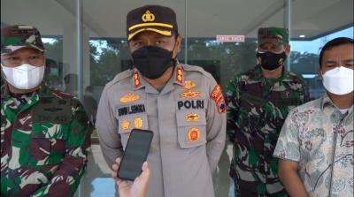 Sukseskan PPKM Darurat, Polres Batang Terjunkan Ratusan Personel