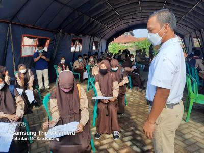 Pemkab Batang Targetkan 24 Ribu Pelajar SMP Tervaksinasi Covid-19