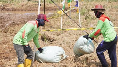SIAPKAN KARUNG GABAH
