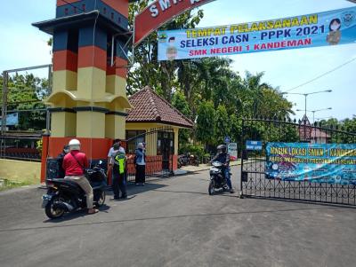 seleksi-casn-p3k-polsek-tulis-lakukan-pengamanan