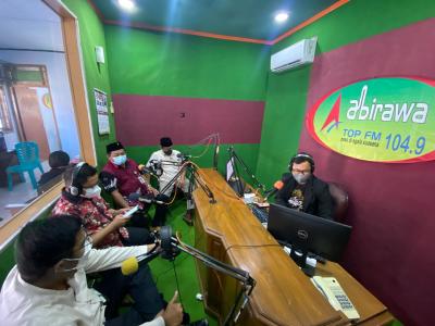 Radio Abirawa FM Adakan Dialog Interaktif PPKM Level di Daerah