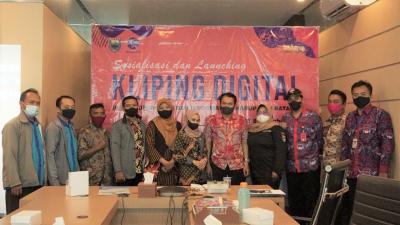 Diskominfo Kabupaten Batang Launching Kliping Digital