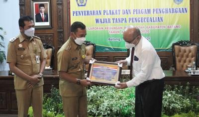 Pemkab Batang Raih 5 Kali Penghargaan WTP Berturut-Turut