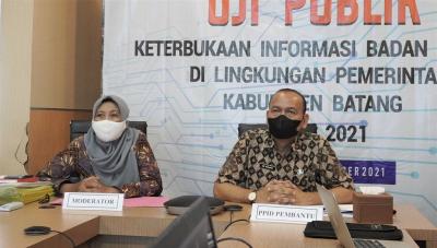 Tingkatkan Keterbukaan Informasi Publik, Diskominfo Batang Lakukan Uji Publik Perangkat Daerah