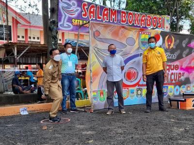 BUPATI BATANG COBA OLAHRAGA PETANQUE 