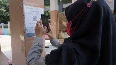 SCAN KODE QR PEDULI LINDUNGI