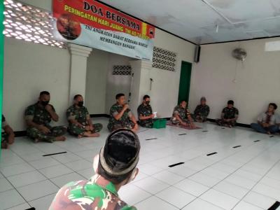 Hari Juang TNI AD Ke-76, Kodim Batang Doa Bersama