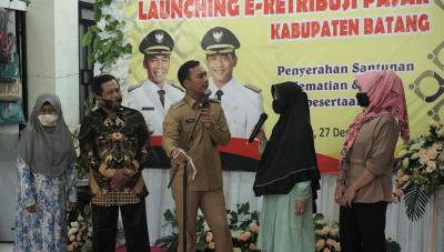 DISKUSI E-RETRIBUSI PASAR DENGAN PEDAGANG