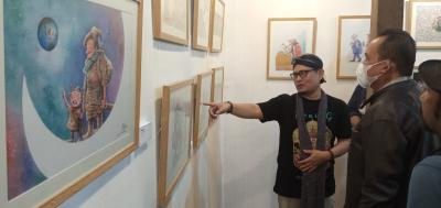 Joglo Mberan Jadi Media Perupa Sampaikan Kritik Membangun