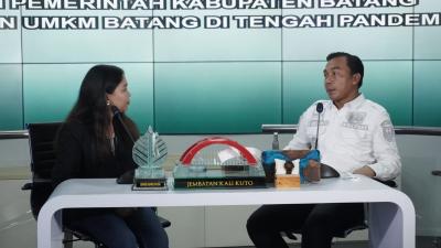 Bupati Batang Podcast Bareng Tribun Jateng