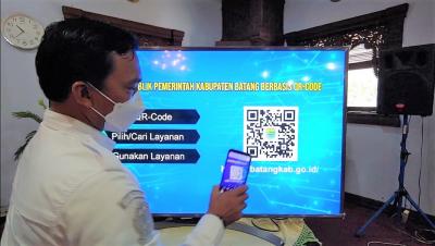 Bupati Batang Luncurkan Portal Batang Berbasis QR-Code