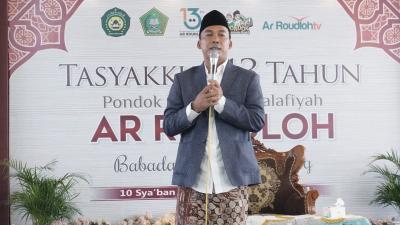 Bupati dan Wakil Bupati Batang Hadiri Tasyakkur Ponpes Ar Roudloh