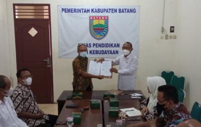 PMI dan Disdikbud Batang Kerjasama Dalam Bidang Kemanusiaan dan Sosial