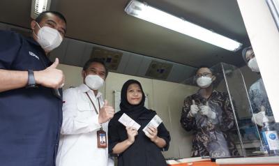 BI Tegal Meninjau Langsung Kesediaan Uang di Rest Area 379 Batang