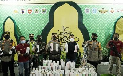 Malam Takbiran, Polres Batang Amankan 183 Petasan Selongsong Dan Langsung Dimusnahkan