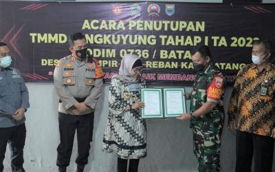 SERAHKAN LAPORAN TMMD DESA SEMAMPIR