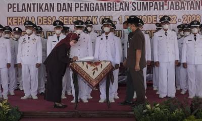 Pj Bupati Batang Lantik 34 Kades Terpilih Tahap 1