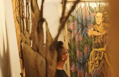 KARYA LUKIS MEDIA SENG BEKAS