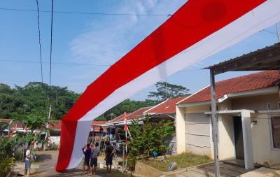 PASANG BENDERA MERAH PUTIH 224 METER