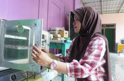 MASUKAN TERASI ke OVEN