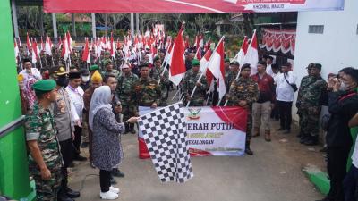 Pj Bupati Batang Lepas Kirab Merah Putih 500 Pemuda dalam Hari Sumpah Pemuda