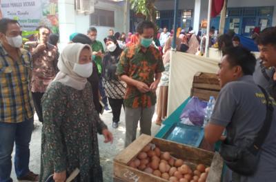 Tekan Dampak Inflasi, Dishanpan Jateng Gelar Bazar Pangan