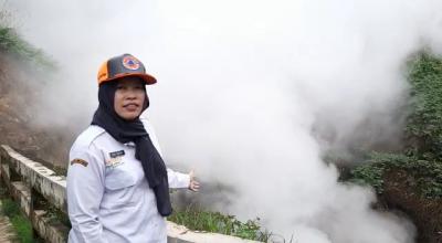 BPBD Batang Pantau Kondisi Desa di Lereng Gunung Dieng
