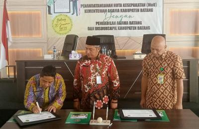 Kemenag Bersama Disdukcapil Batang, Tingkatkan Layanan Kependudukan