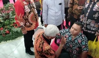 Ganjar Minta Perhatikan Akses Disabilitas saat Membangun Perkantoran