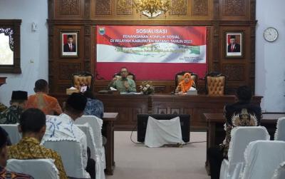 Kesbangpol Batang Gelar Sosialisasi Antisipasi Konflik Pemilu 2024