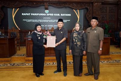 Pj Bupati Batang Siap Tindak Lanjuti Rekomensasi LKPJ 2023