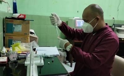 Jelang Keberangkatan, CJH Jalani Pemeriksaan Laboratorium