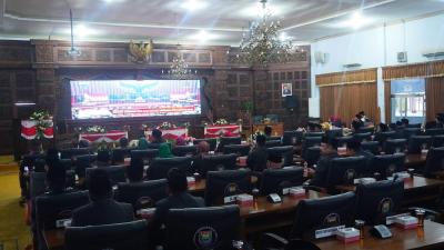 Pj Bupati Batang Dengarkan Pidato Kenegaraan Presiden Jokowi