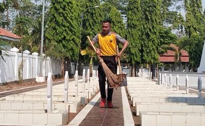 Jelang Peringatan Kesaktian Pancasila, TMP Kadilangu Dibenahi