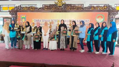 Peringati HUT ke-24, DWP Batang Gelar Lomba Senam dan Karaoke